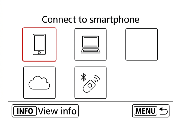 EOS 850D Connect to smartphone option