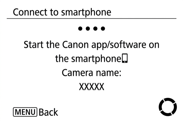 EOS R8 Bluetooth connection being established