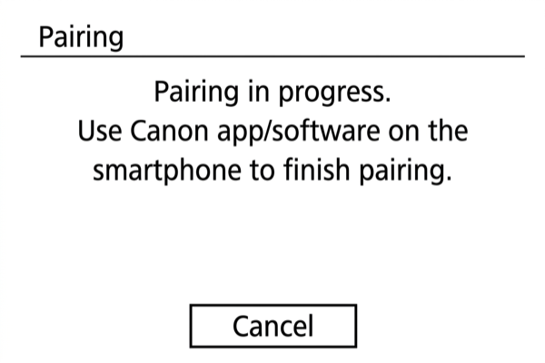 Pairing in progress on EOS RP